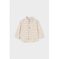 Πουκάμισο μουσταρδί καρό Mayoral