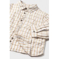 Πουκάμισο μουσταρδί καρό Mayoral