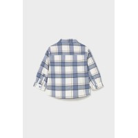 Πουκάμισο καρό μπλε με γούνα εσωτερικά Mayoral