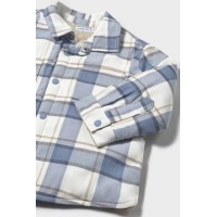 Πουκάμισο καρό μπλε με γούνα εσωτερικά Mayoral