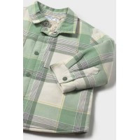 Πουκάμισο καρό πράσινο με γούνα εσωτερικά Mayoral 