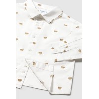Πουκάμισο σταμπωτό με αρκουδάκια Mayoral Πουκάμισο σταμπωτό με αρκουδάκια Mayoral