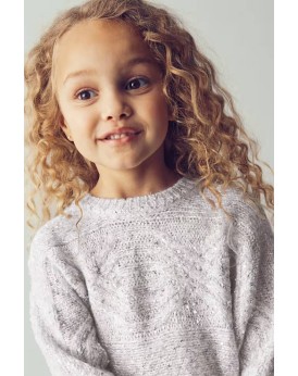 Πουλόβερ ασημί με παγιέτες Mayoral