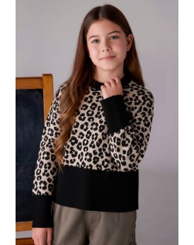 Μπλούζα Ζέρσεΐ animal print Mayoral