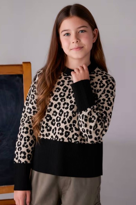 Μπλούζα Ζέρσεΐ animal print Mayoral