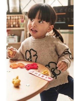 Μπλουζάκι πλεκτό με σχέδιο λουλούδι Mayoral Μπλουζάκι πλεκτό με σχέδιο λουλούδι Mayoral