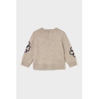 Μπλουζάκι πλεκτό με σχέδιο λουλούδι Mayoral 