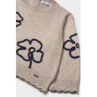 Μπλουζάκι πλεκτό με σχέδιο λουλούδι Mayoral 