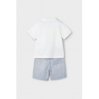 Σετ βερμούδα μπλούζα Mayoral