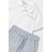 Σετ βερμούδα μπλούζα Mayoral