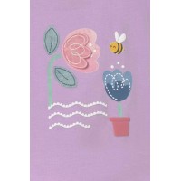 Μπλουζάκι λιλά με διαδραστικό σχέδιο Mayoral