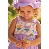 Φόρεμα λιλά για μωρό Mayoral