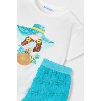 Σετ σορτς με στάμπα Mayoral