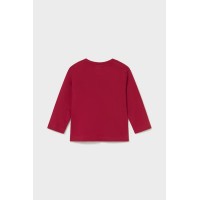 Μπλούζα κόκκινη με σχέδιο για μωρό Mayoral