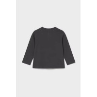 Μπλουζάκι για μωρό ανθρακί με σχέδιο Mayoral Μπλουζάκι για μωρό ανθρακί με σχέδιο Mayoral