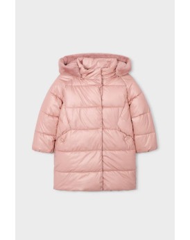 Μπουφάν ροζ απαλό  για κορίτσι mayoral