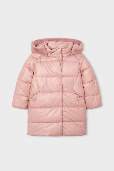 Μπουφάν ροζ απαλό  για κορίτσι mayoral
