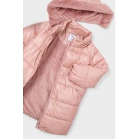 Μπουφάν ροζ απαλό  για κορίτσι mayoral