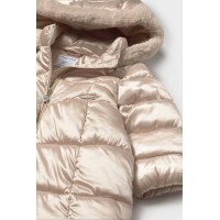 Μπουφάν μπεζ για μωρό Mayoral 