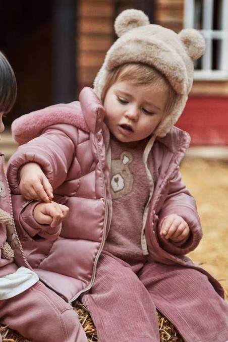 Μπουφάν ροζ για μωρό Mayoral