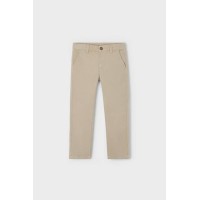 Παντελόνι λοξότσεπο βασικό για αγόρι σε μπεζ χρώμα mayoral