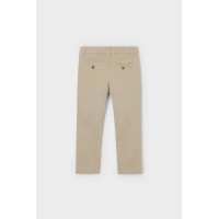 Παντελόνι λοξότσεπο βασικό για αγόρι σε μπεζ χρώμα mayoral