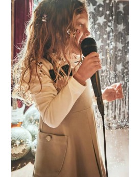 Φόρεμα μπεζ ζιβάγκο Mayoral Φόρεμα μπεζ ζιβάγκο Mayoral