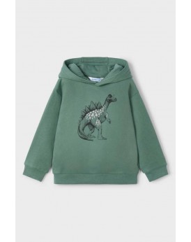 Φούτερ mayoral με μεταξοτυπία δεινόσαυρο σε πράσινο χρώμα