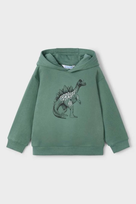 Φούτερ mayoral με μεταξοτυπία δεινόσαυρο σε πράσινο χρώμα