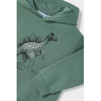 Φούτερ mayoral με μεταξοτυπία δεινόσαυρο σε πράσινο χρώμα