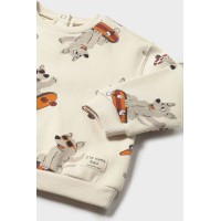 Φούτερ με στάμπα ζωάκια mayoral