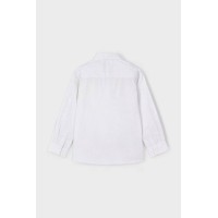 Πουκάμισο λευκό με σταμπωτό mayoral Πουκάμισο λευκό με σταμπωτό mayoral