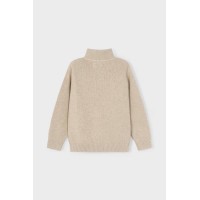 Πλεκτό πουλόβερ μπεζ mayoral