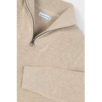 Πλεκτό πουλόβερ μπεζ mayoral