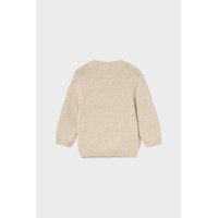 Ζέρσευ μπλουζάκι με κέντημα αρκουδάκι και τσέπες mayoral