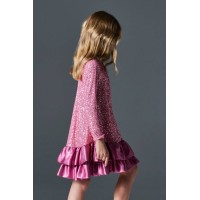 Φόρεμα παγιέτα ροζ Melin rose