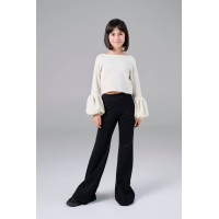 Melin Rose Κολάν Καμπάνα με λούρεξ Μαύρο