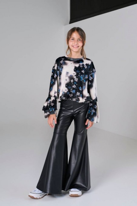 Melin Rose Κολάν καμπάνα δερματίνη