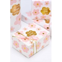 Μπομπονιέρα σαπουνάκι 100γρ pink bloom - SoapTales