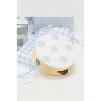 Μπομπονιέρα ξύλινο ντέφι σιελ πουά