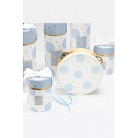 Μπομπονιέρα ξύλινο ντέφι σιελ πουά