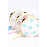 Μπομπονιέρα ξύλινο ντέφι σιελ πουά