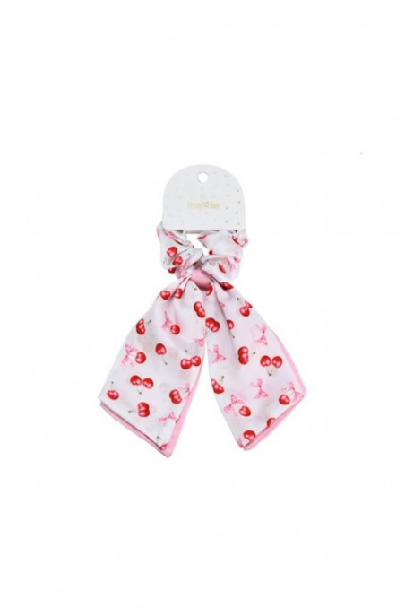 Scrunchie με μαντίλι cherry bloom