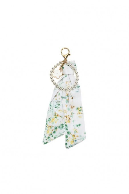 Charm με μαντηλάκι και πέρλες eden