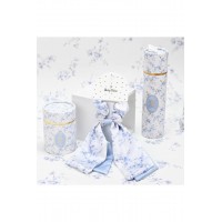 Scrunchie με μαντίλι blue toile