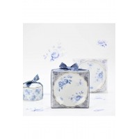 Πιατάκι πορσελάνη blue flowers