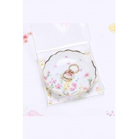 Πιατάκι πορσελάνη Pink Fleur SoapTales