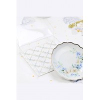 Πιατάκι πορσελάνη blue fleur