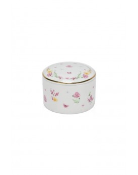 Μπιζουτιέρα από πορσελάνη pink fleur