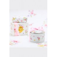 Μπιζουτιέρα από πορσελάνη pink fleur